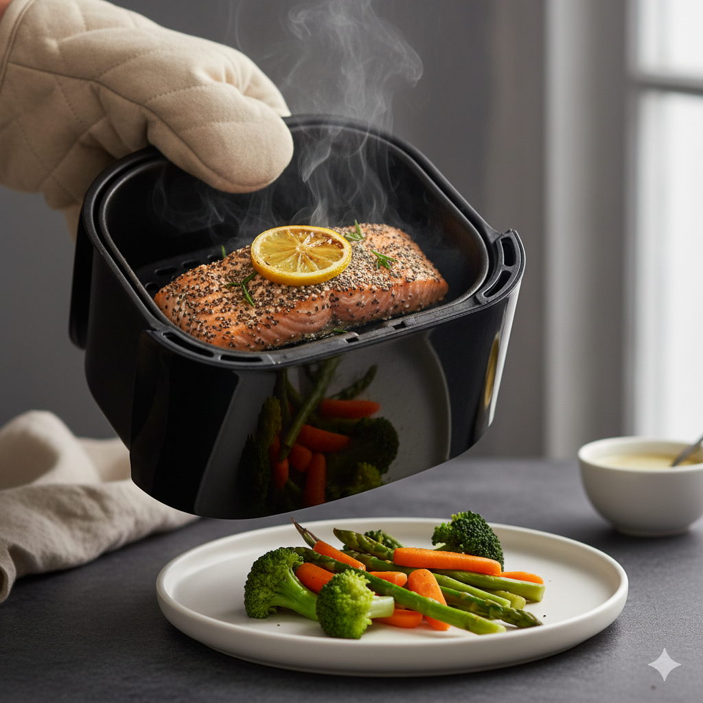 14. salmão com crosta de chia