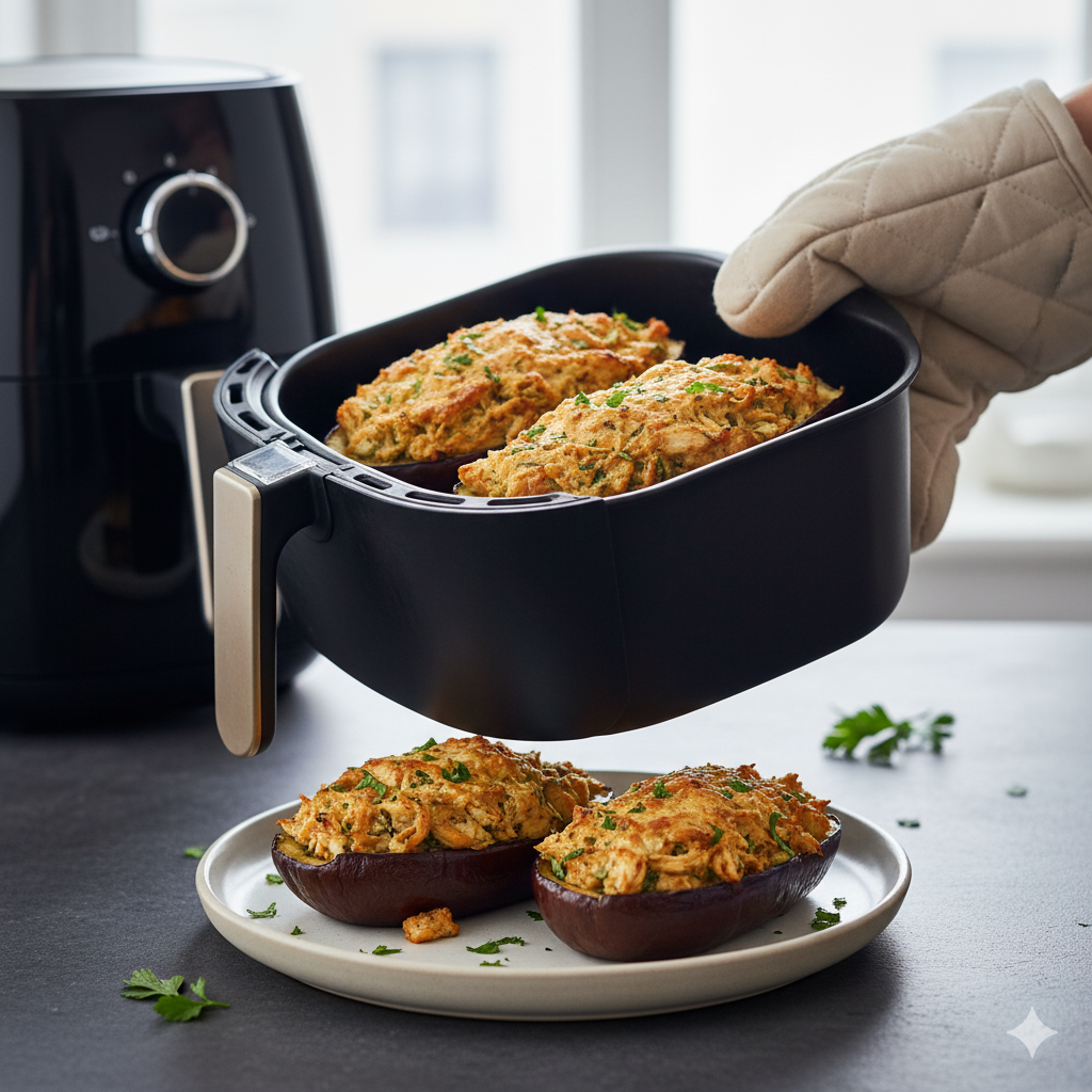 15. berinjela recheada light