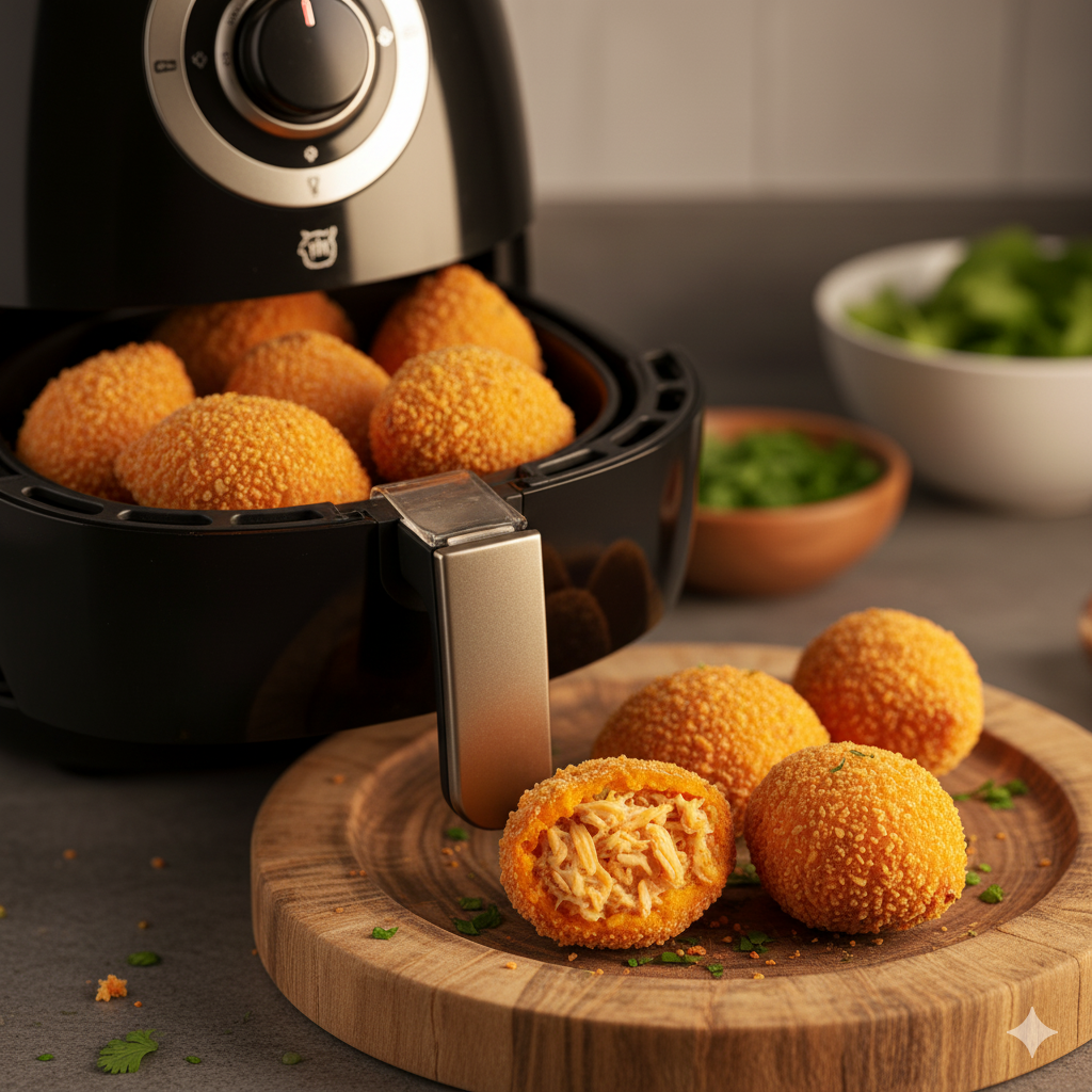 coxinha fit de batata doce.