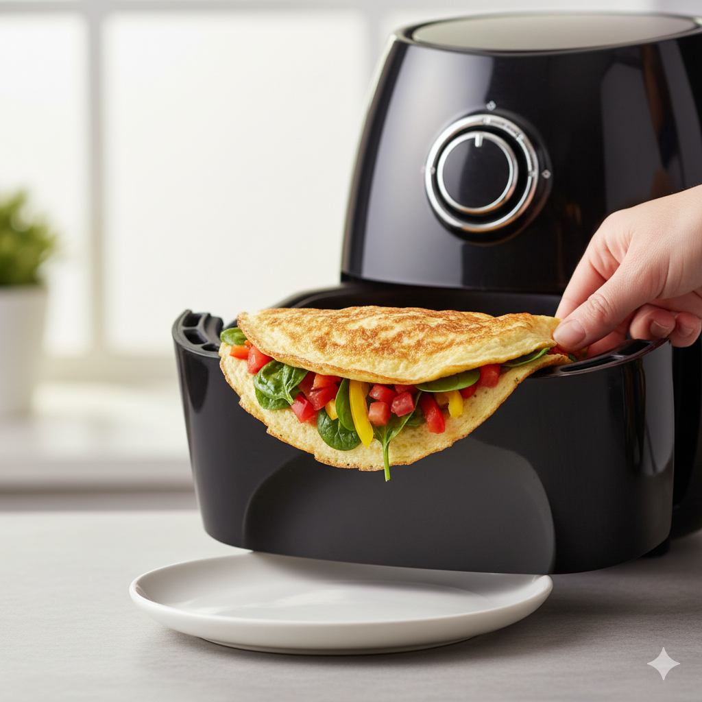 5. omelete de claras recheado