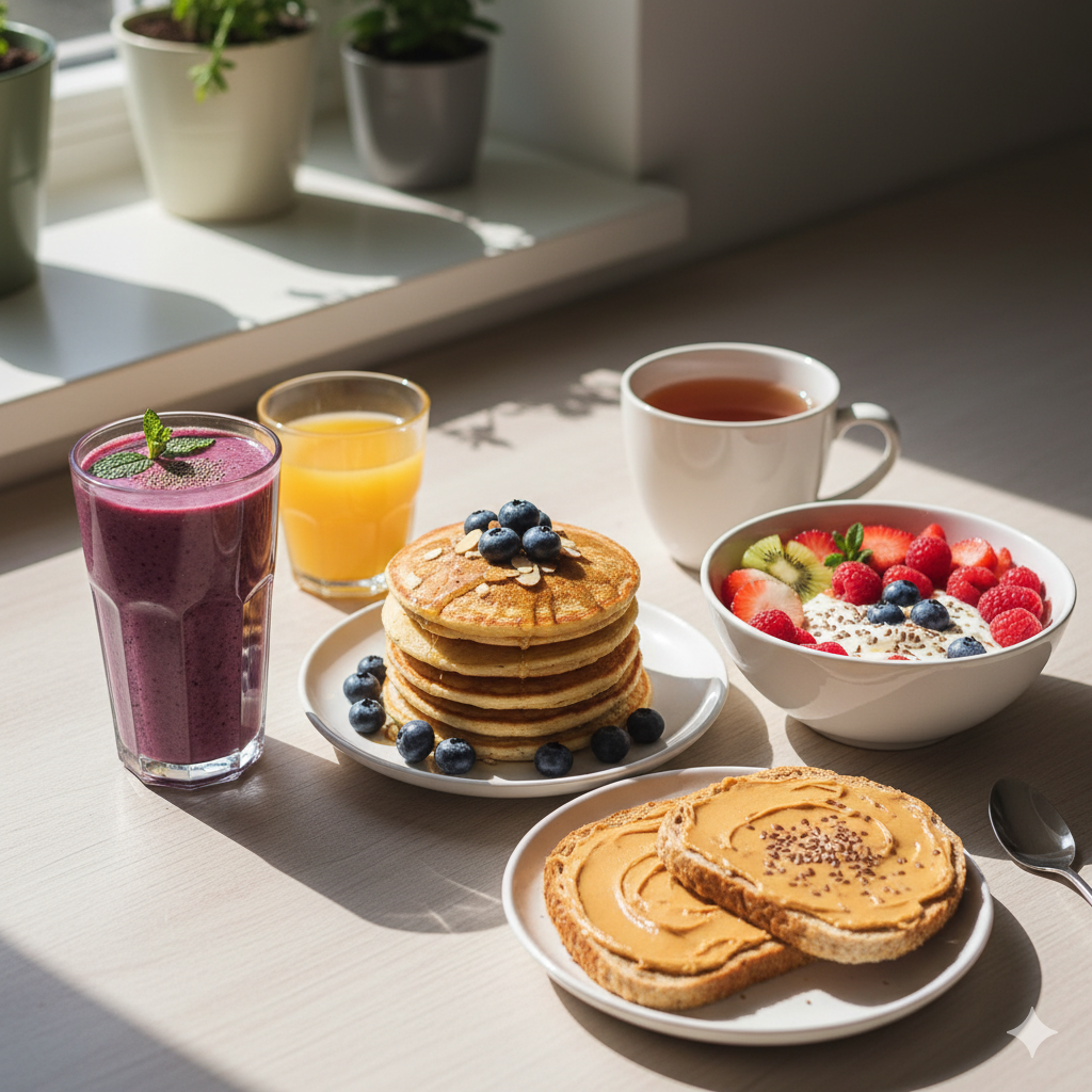 café da manhã fitness