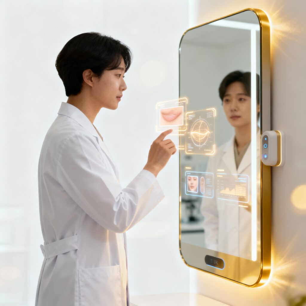 (Representa a Coreia do Sul — destaque em K-beauty e tecnologia de pele inteligente.)