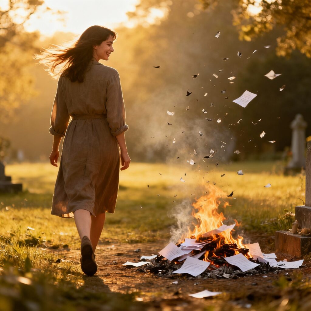 “Soltar o passado é abrir espaço para o novo florescer.”