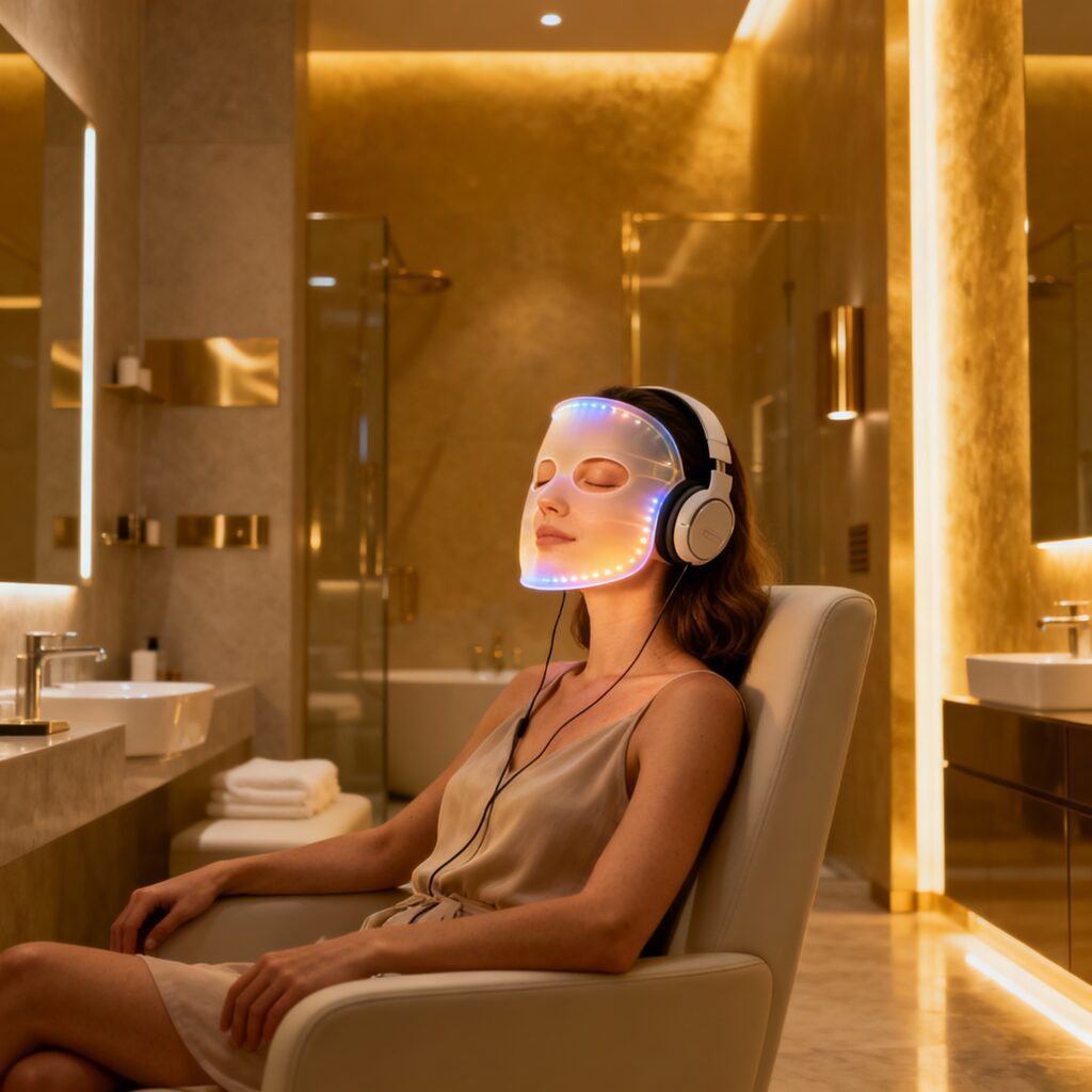 (Representa a França — spas urbanos e neuroestética sensorial.)